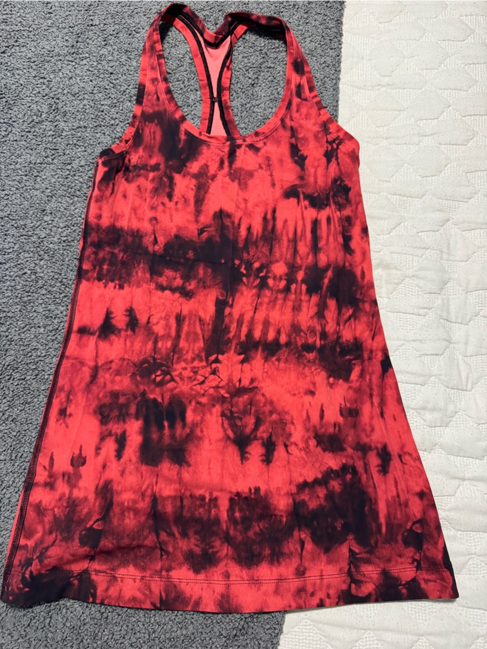 Lu Lu lemon tank top tie dye